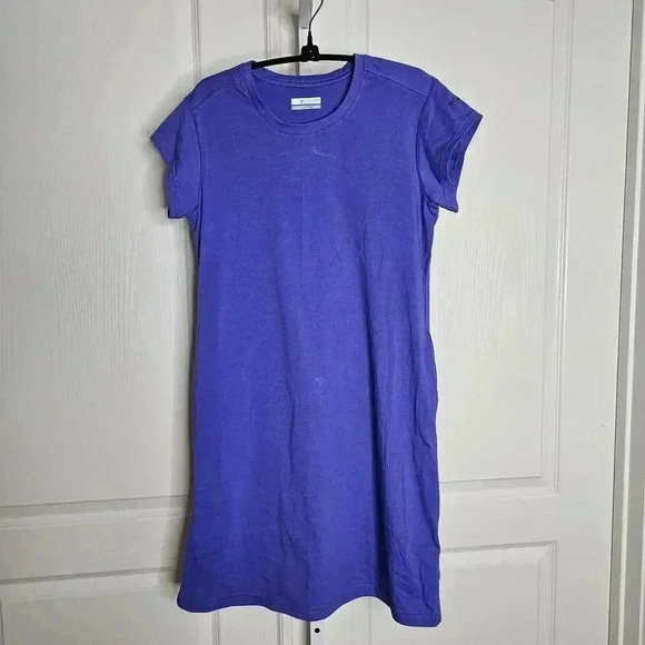 Columbia Women's Purple Short Sleeve Dress - Size XS/TP - Picture 1 of 4